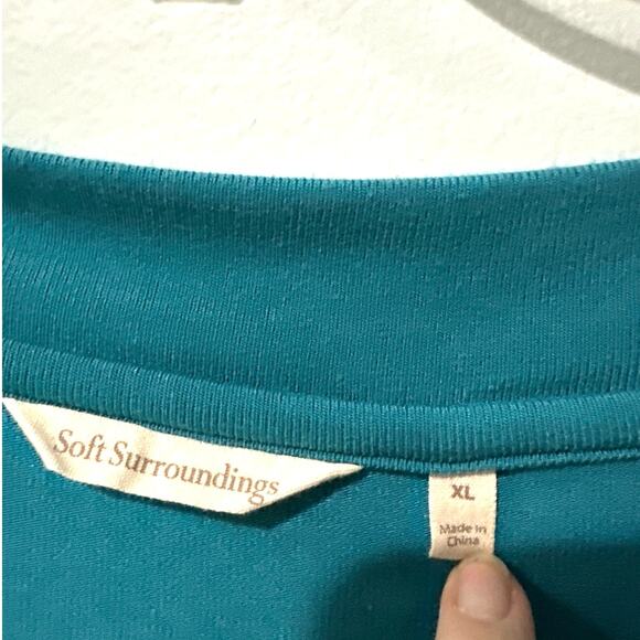 Soft Surroundings Asymmetric Top Women's Size XL - Picture 4 of 5